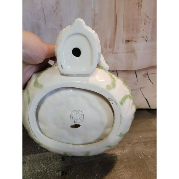 Bazaars world ceramic bunny cabbage‎ lettuce plate home decor - Picture 6 of 8